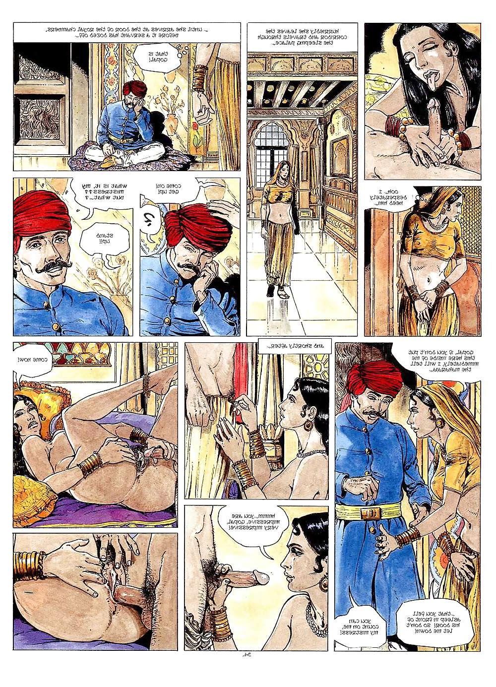 25P Erotic Comic Art 40 - Kama-Sutra