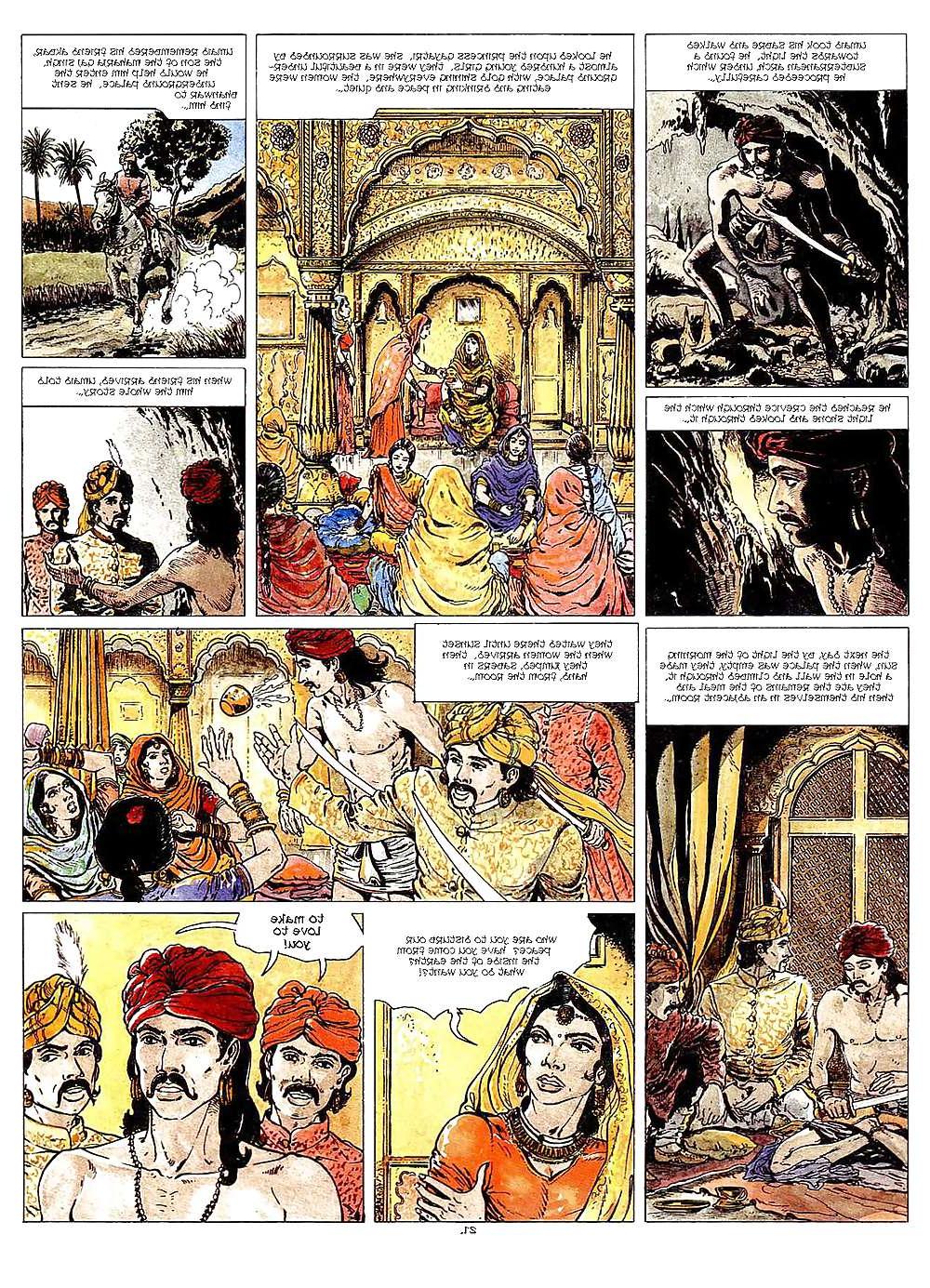 25P Erotic Comic Art 40 - Kama-Sutra