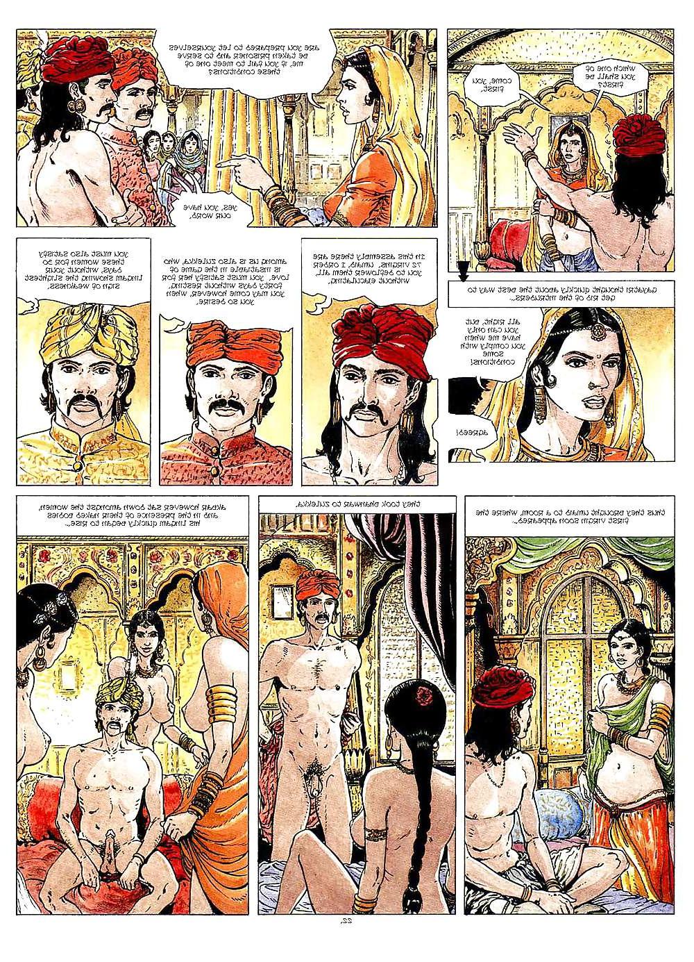 25P Erotic Comic Art 40 - Kama-Sutra