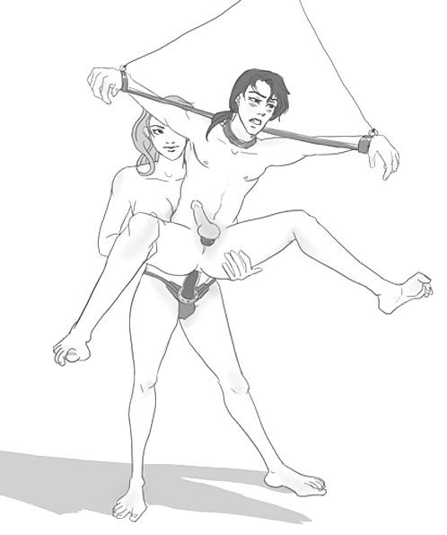 25P Strapon & Anal play toons (17)