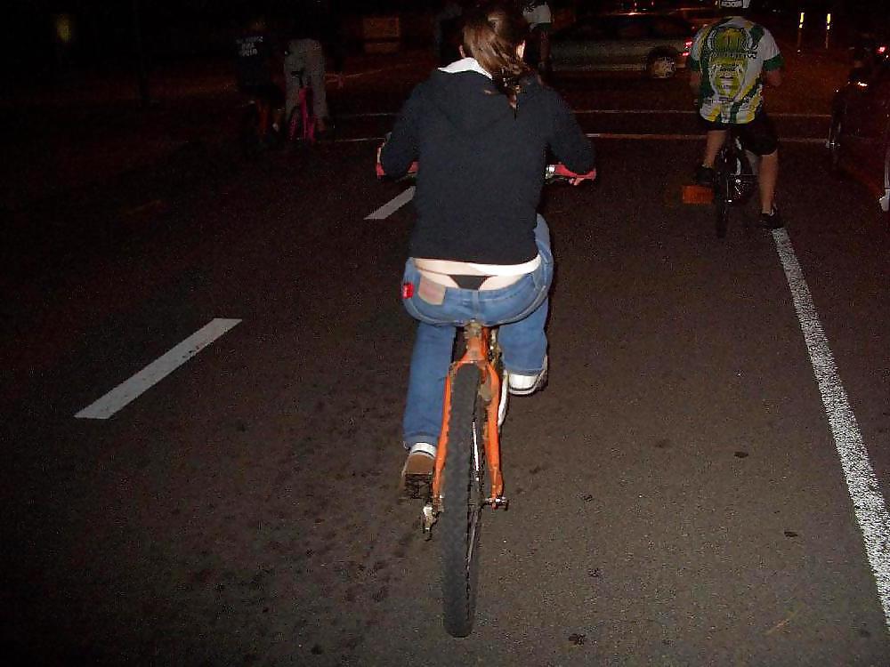 15P Amateur thong peeks, slips and ass. 