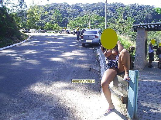 25P Brazilian exhibitionist public slut