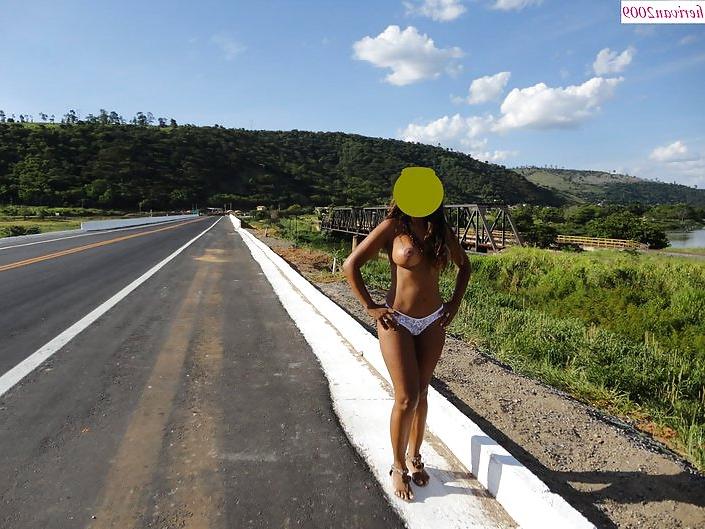 25P Brazilian exhibitionist public slut