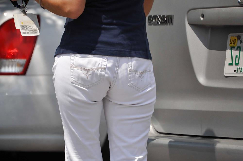 7P Milf - White Jeans