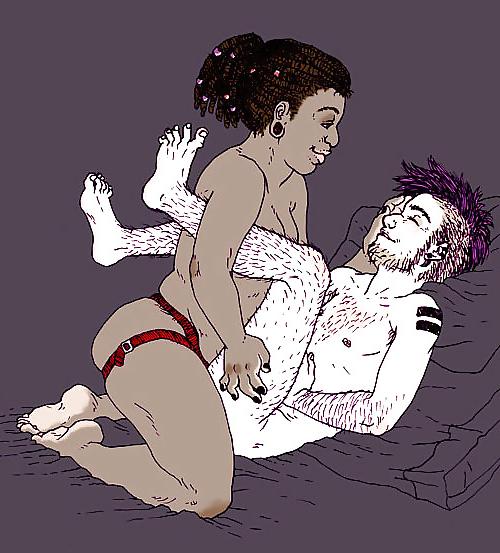 25P Strapon & Anal play toons