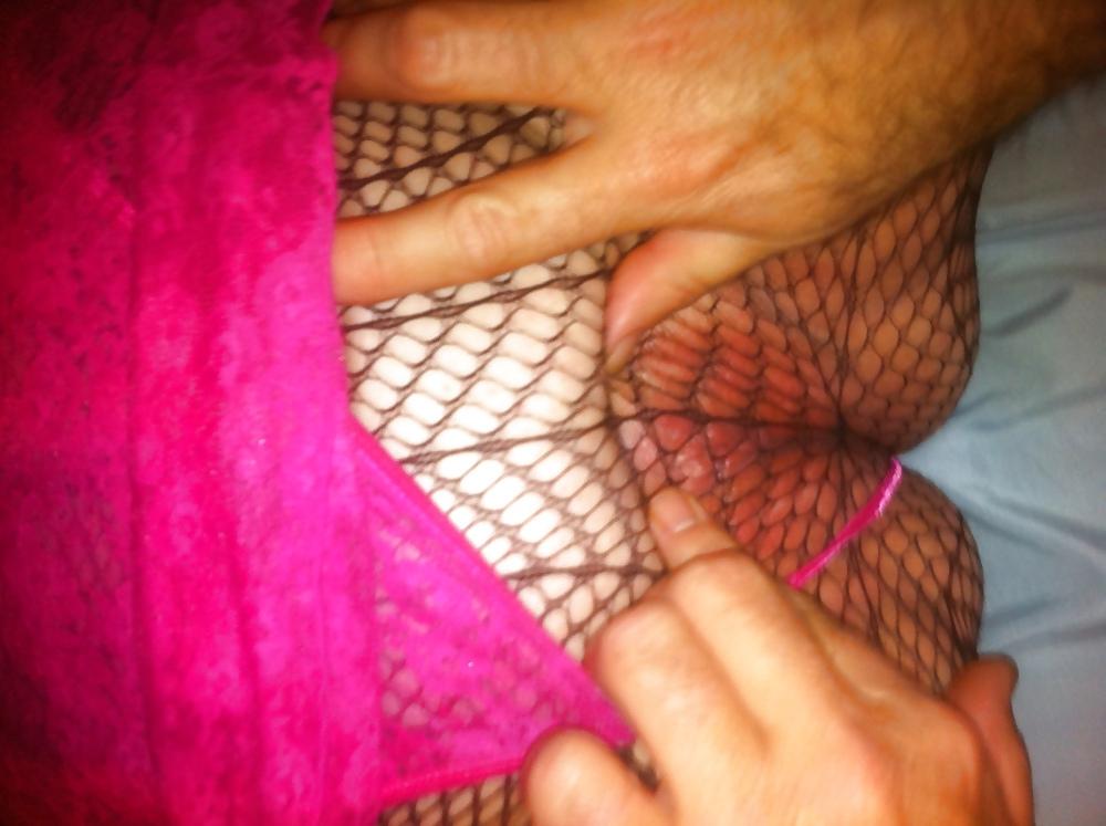18P Sexy stockings and pink thong