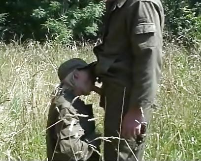 16P Sophia with the military