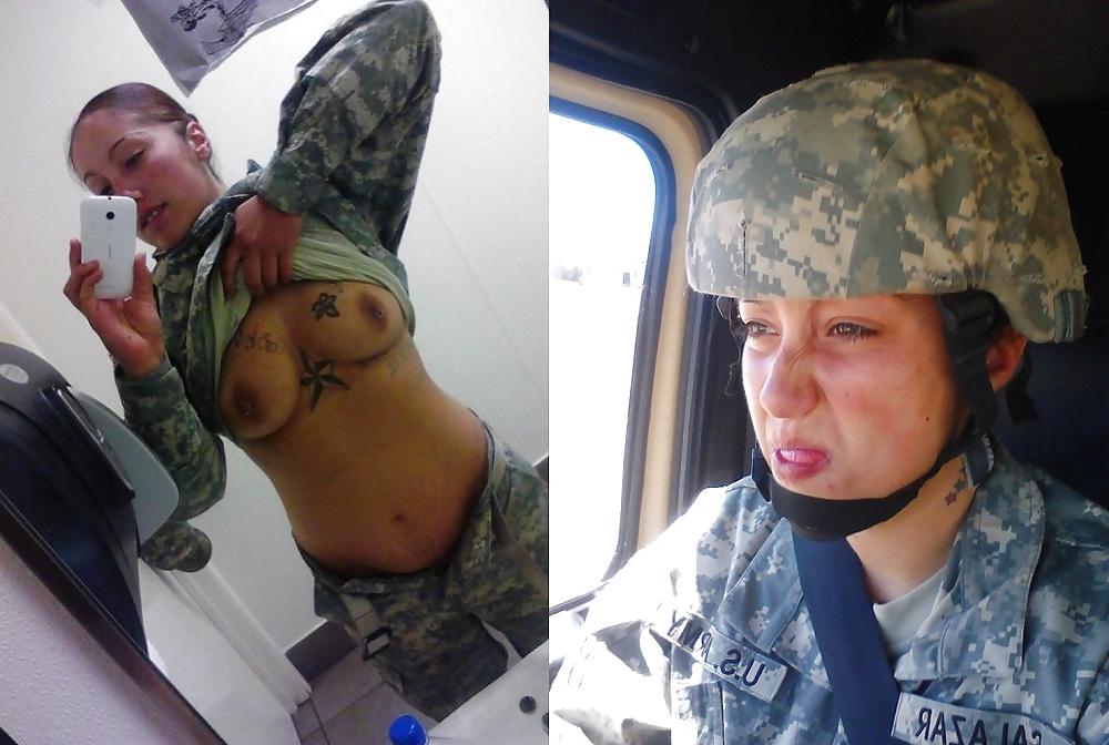 12P Dressed and Undressed Sluts pt32(Military edition)