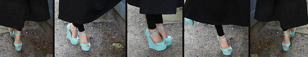 8P Kopftuch hijab schlampe feets shoes VIDEO