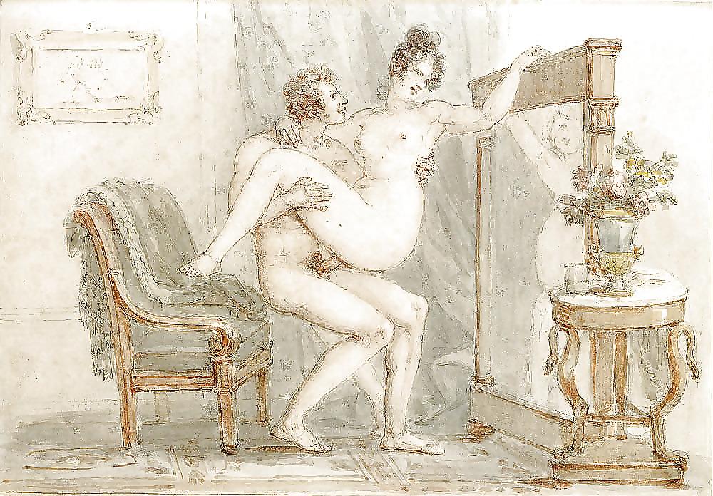 25P My Last Gallery No 583 - Erotic Art of Biedermeier