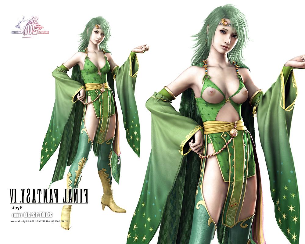 25P Gaming Babes: Final Fantasy IV: Rosa and Rydia 