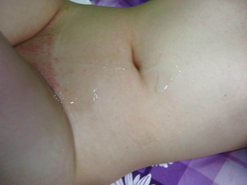 22P She is bathing with my semen