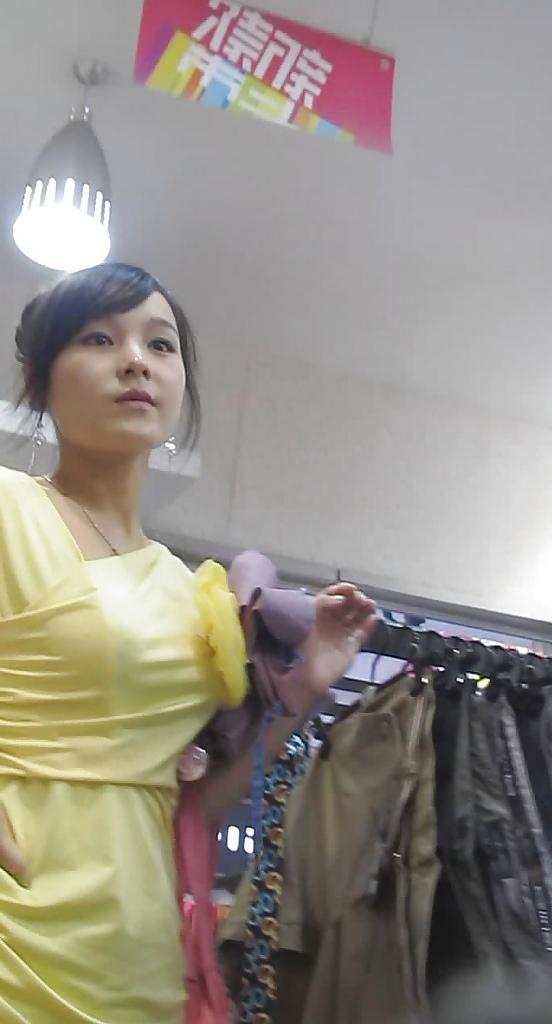 13P Pretty chinese girl in public