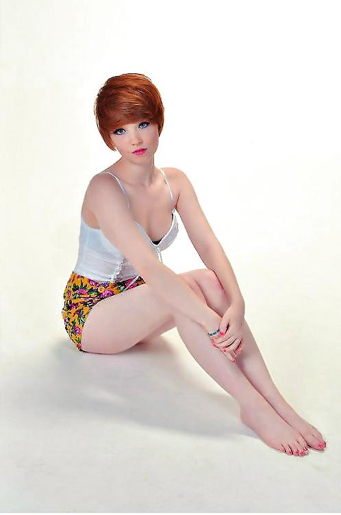 25P Busty Goddesses - Short Haired Girls With Huge Breasts, 12