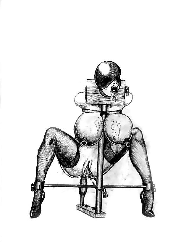 25P BDSM illustrations & cruel Art