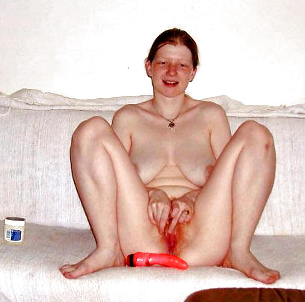 25P Hairy Red head Huge big tits