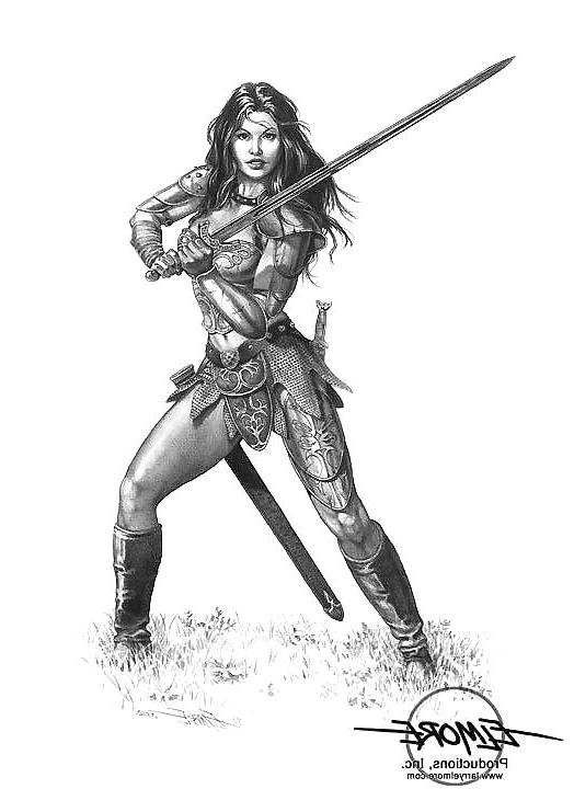 25P Fantasy Warrior Princesses