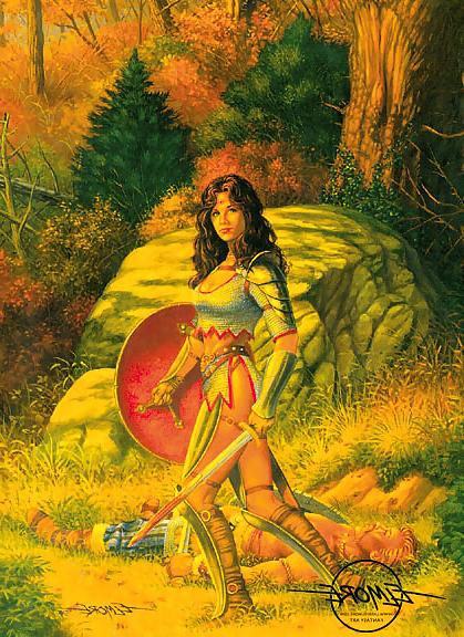 25P Fantasy Warrior Princesses