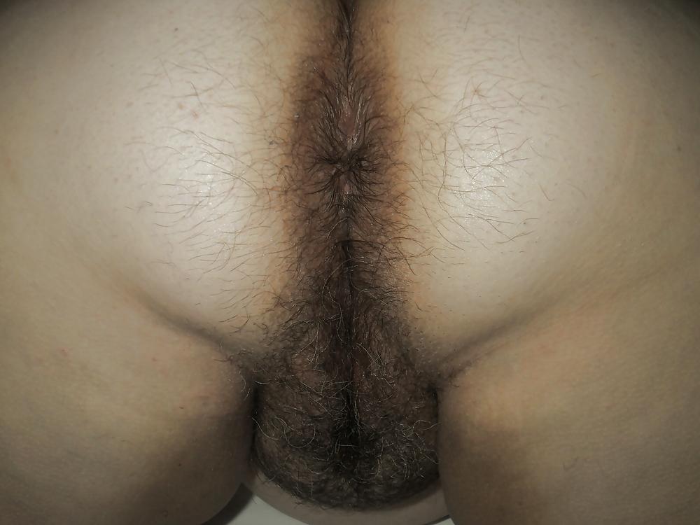 5P My Wife's Curvy Hairy Ass