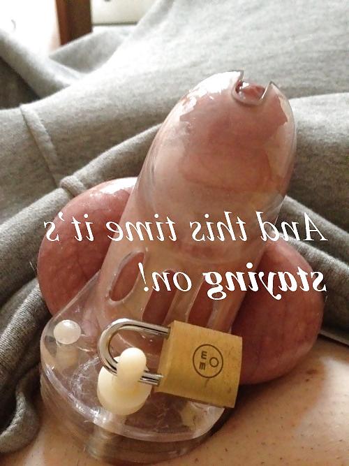 16P Captions (Chastity, BBC, Strapon, Cuckold and Sissy.)