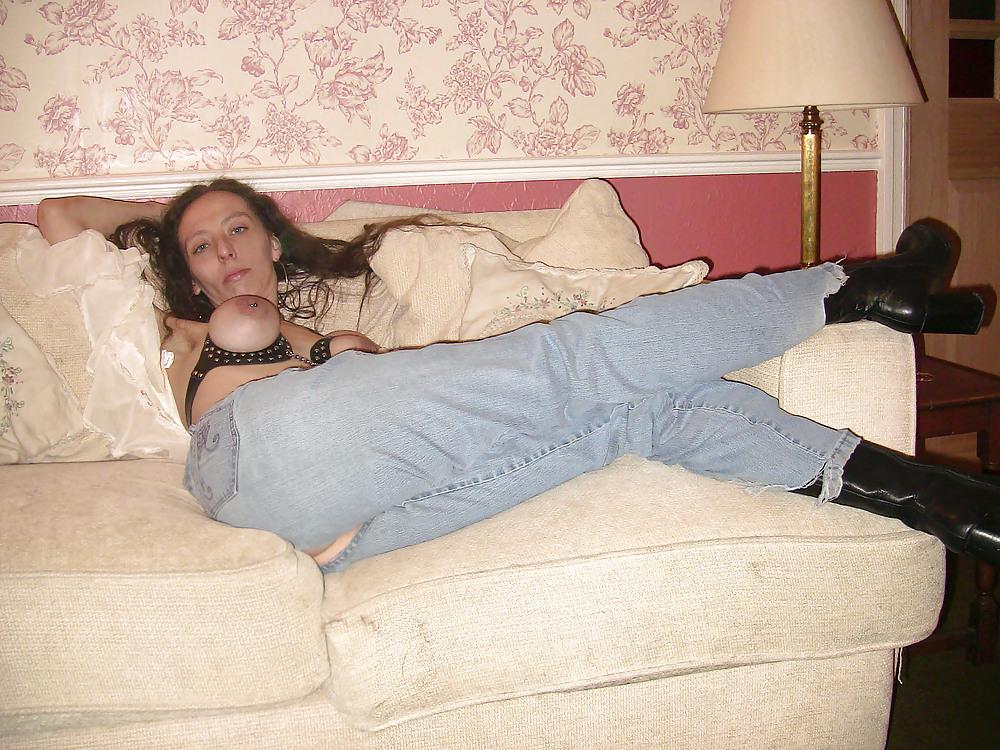 24P Tim101 pussy escapes from ripped jeans