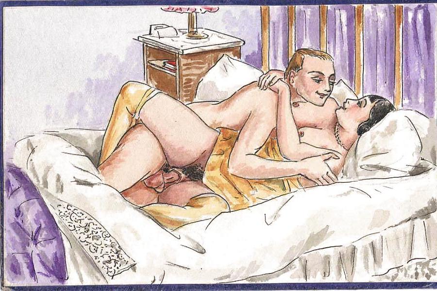19P Thematic Drawn Porn Art 27 - German Pornographic Album