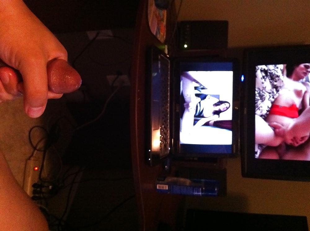 21P Jerking off to some of my favorite shemale videos