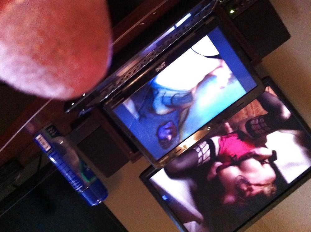 21P Jerking off to some of my favorite shemale videos