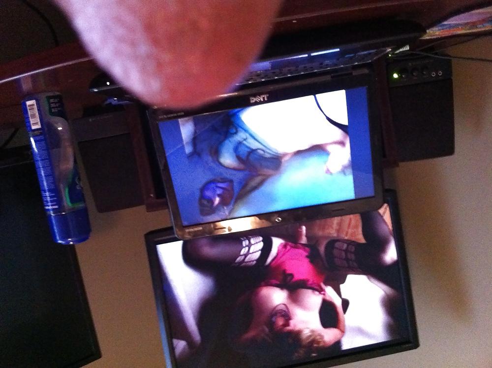 21P Jerking off to some of my favorite shemale videos
