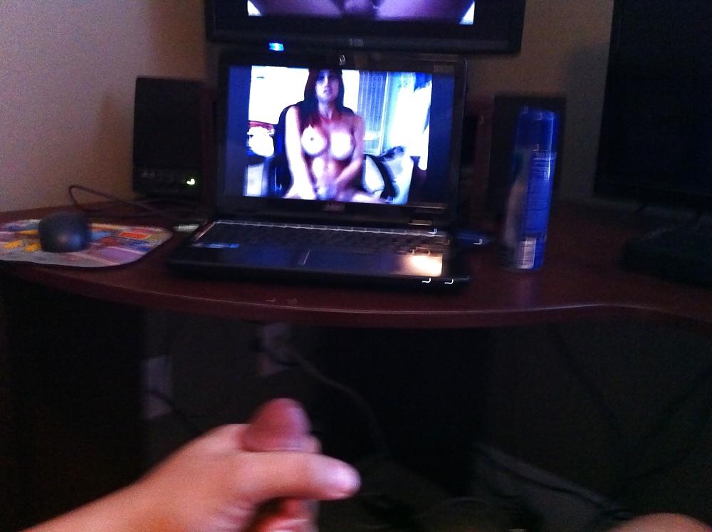 21P Jerking off to some of my favorite shemale videos