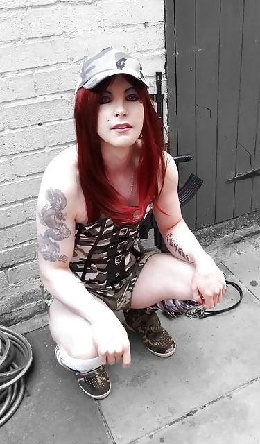 18P Tranny Army Girl Supersatin ( AKA PrettyKitty )