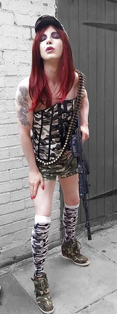 18P Tranny Army Girl Supersatin ( AKA PrettyKitty )