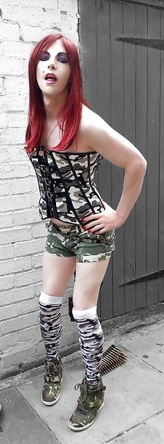 18P Tranny Army Girl Supersatin ( AKA PrettyKitty )