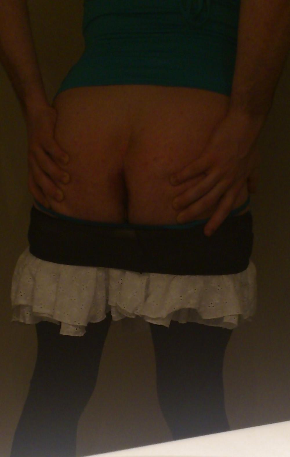 8P Green thong