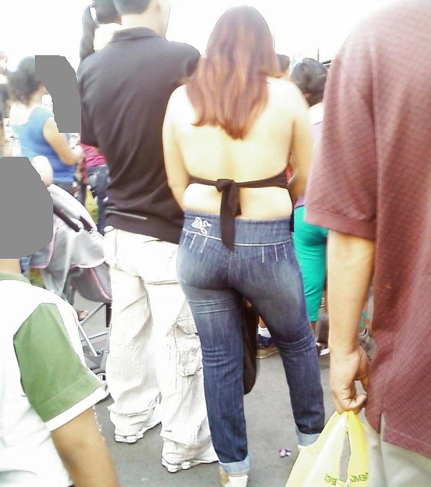 10P Nonporn candid  latina asses in jeans