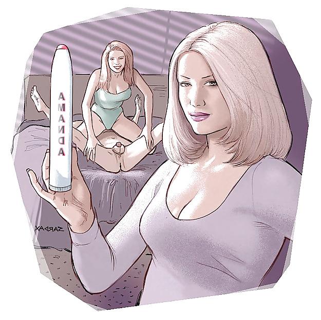 25P Strapon & Anal play toons (1)