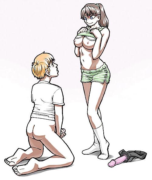 25P Strapon & Anal play toons (1)