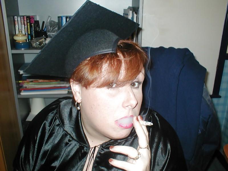 5P Smoking Head Mistress with Cane