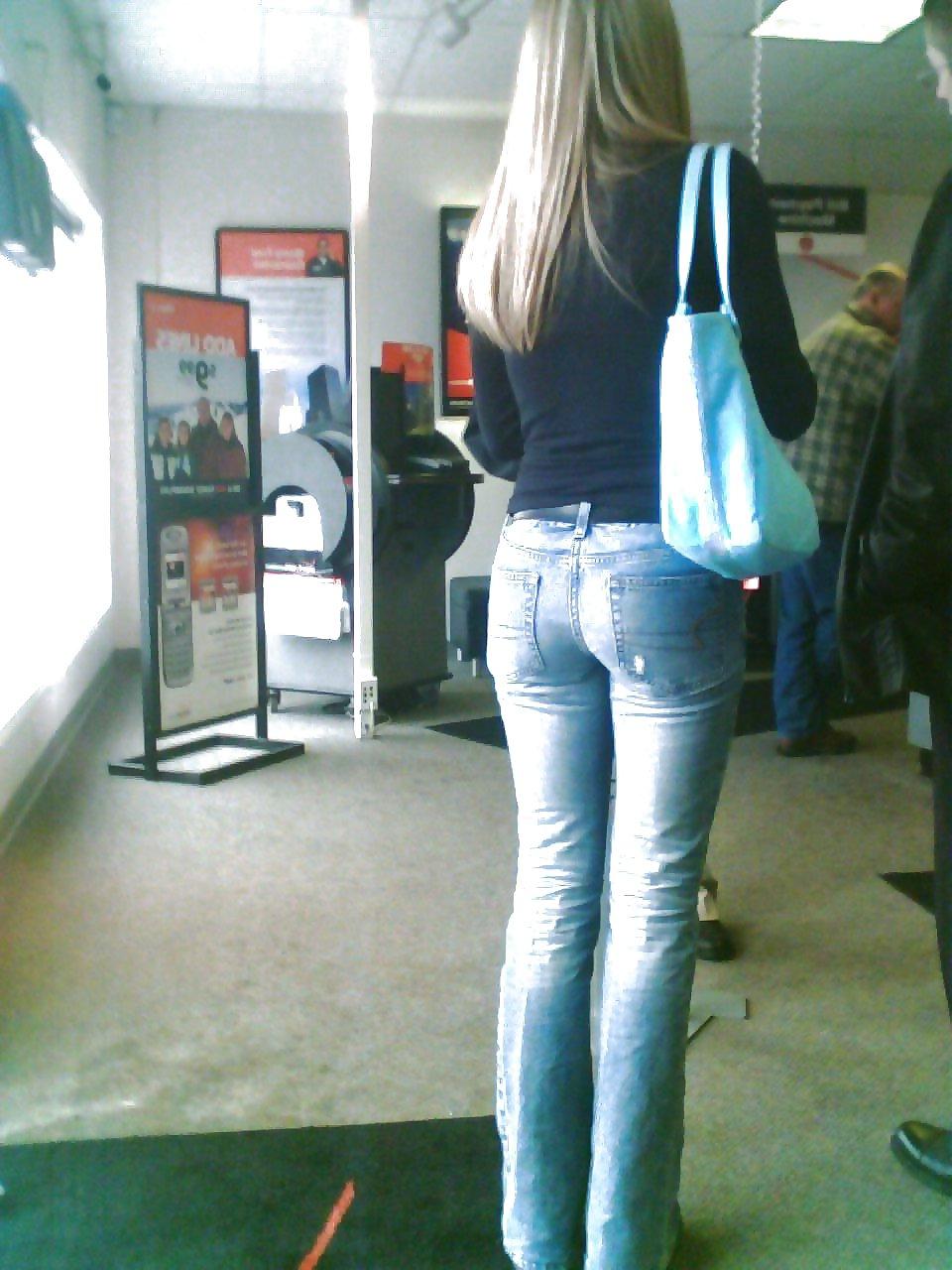 25P Mädchen in Jeans