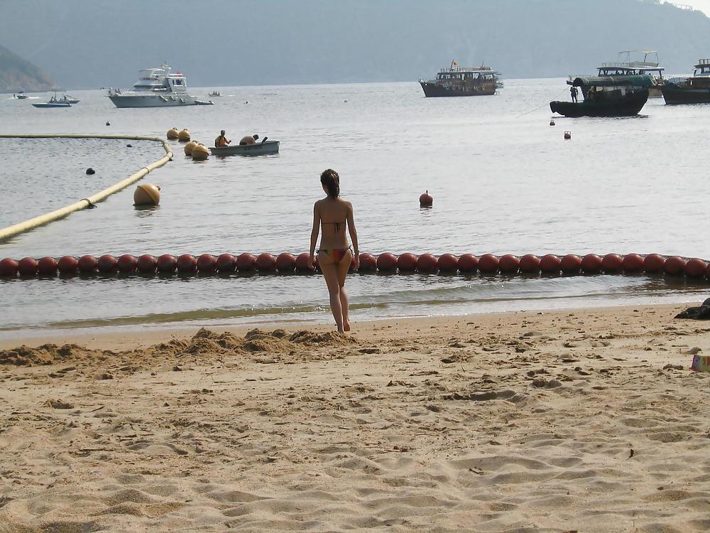 25P Sweet beach babe from HK