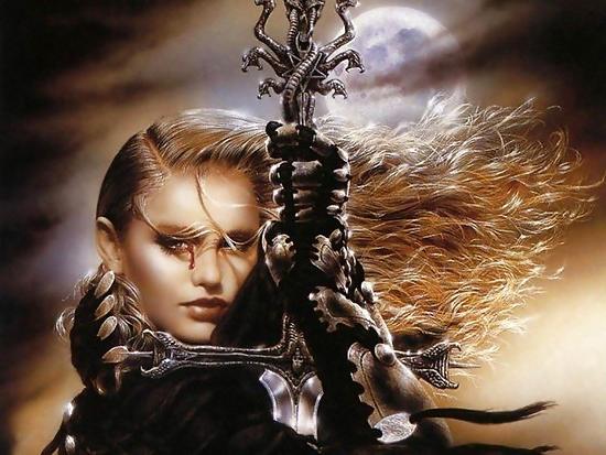 25P Fantasy Women With Swords