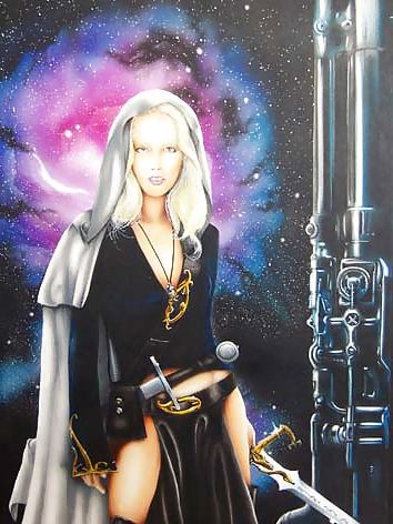 25P Fantasy Women With Swords