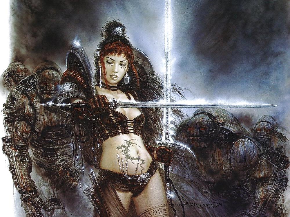 25P Fantasy Women With Swords