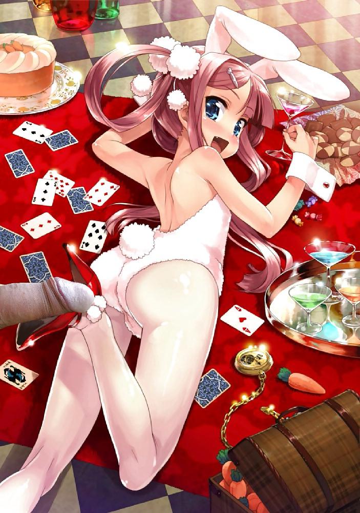 8P Anime Girls spielen mit einem echten Schwanz (mit Bildunterschriften) – Nr. 69