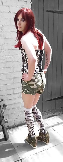 17P Tranny Army Girl Supersatin Part 2 ( AKA PrettyKitty )