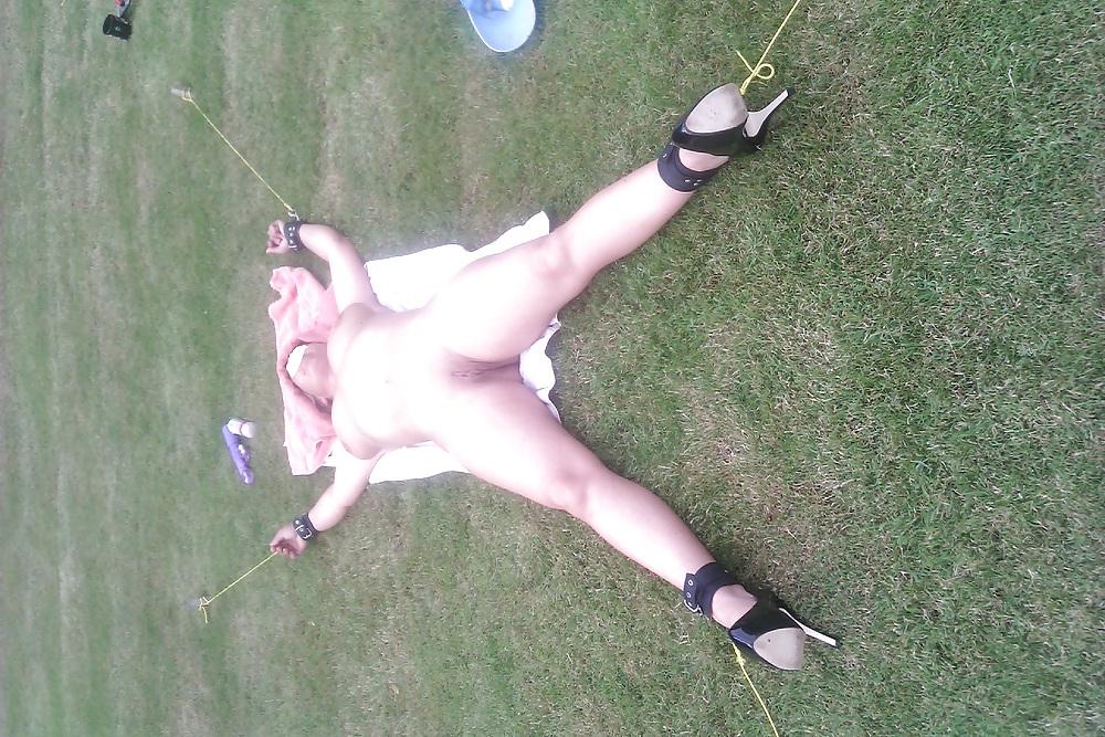 13P My slutty partner sun bathing