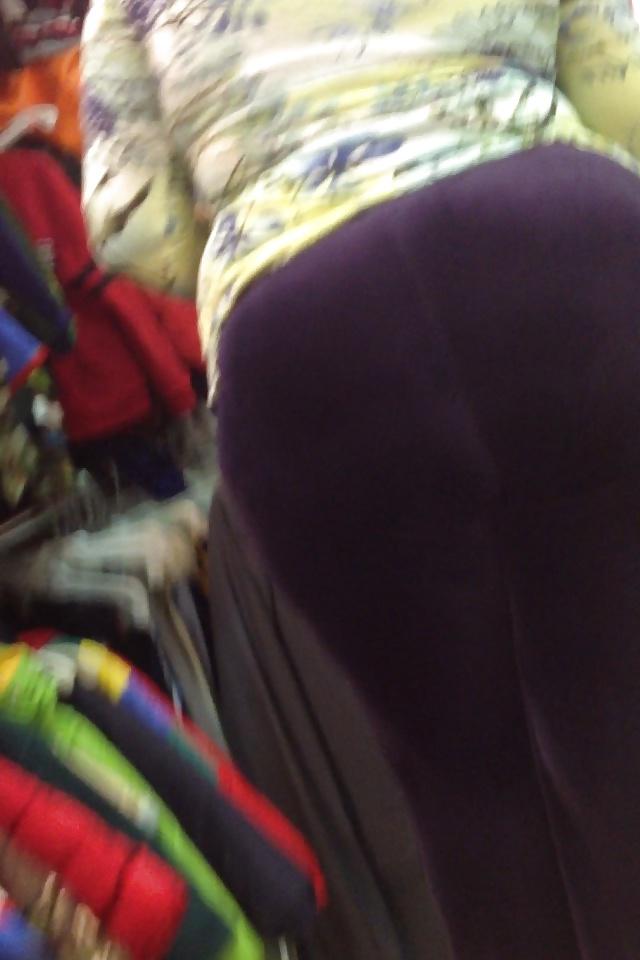 17P Thick asses walking by 