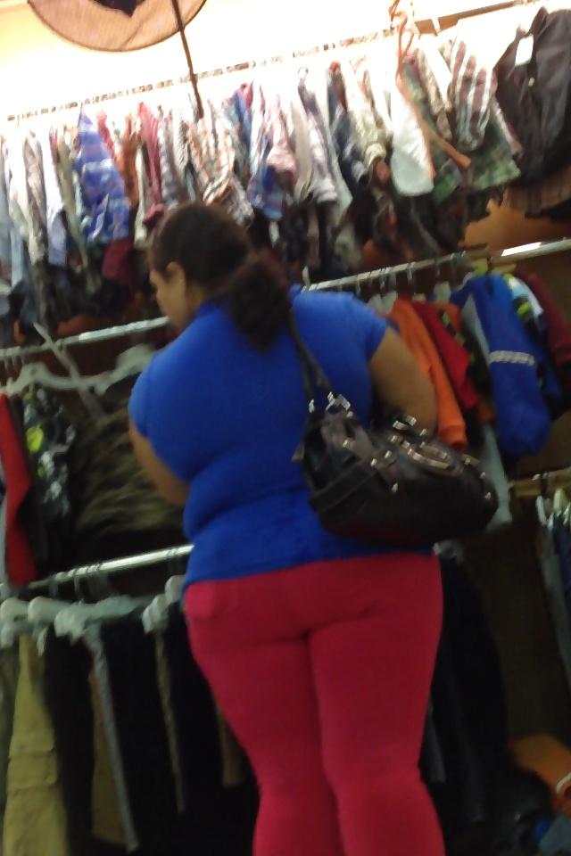 17P Thick asses walking by 