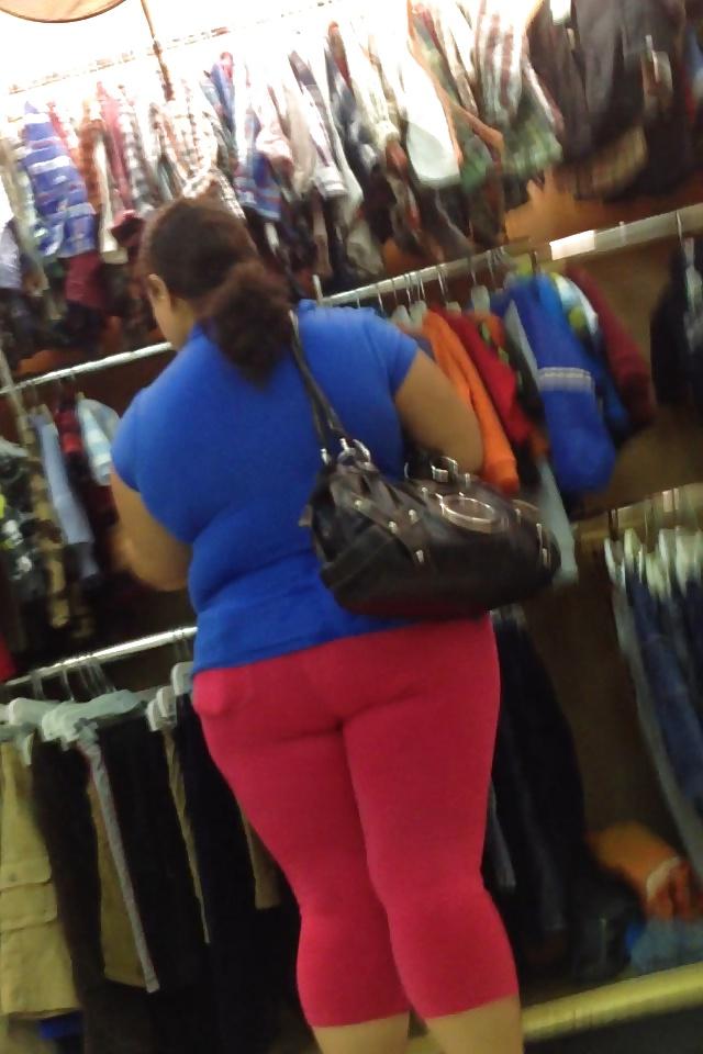 17P Thick asses walking by 
