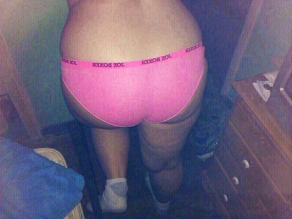 19P Tiny Joe Boxer panties on pigs fat ass